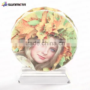 Sunmeta Factory Directly Sunflower Shape Blank Sublimation Crystal,luxury Crystal Gift (BSJ03B) thumbnail-4
