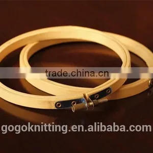2016 Fashion Accessory for DIY Kit Bamboo Embroidery Hoop thumbnail-3