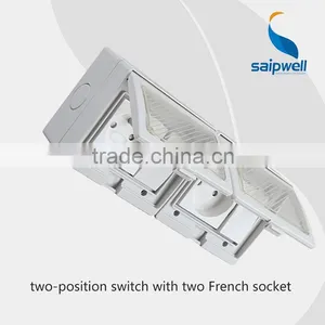 Waterproof Doorbell Switch Waterproof Electrical Outlet Box(SP-2FRS) thumbnail-3
