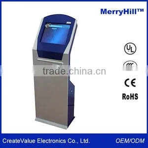 Queue Management System 15/17/18.5/19/22 Inch Stand Tablet Kiosk Metal Keyboard thumbnail-5