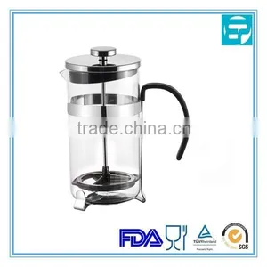 350ml / 3-cup Stainless Steel Glass French Press thumbnail-1