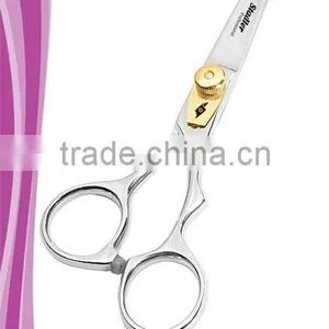 Modesty Pet Grooming Shears 3 Finger Fix Finger Rest PVD Rainbow Titanium Coated Finish 9.5 Inches thumbnail-1