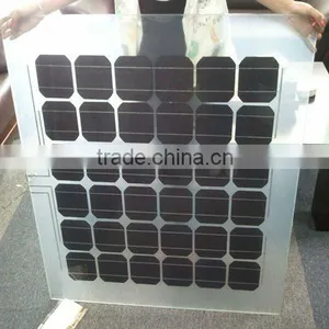 150w Transparent Solar Panel With Monocrystalline Solar Cell thumbnail-1