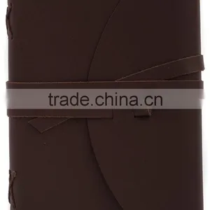 Wholesale Handmade Genuine Leather Journal Diary With Strap Clasp thumbnail-2
