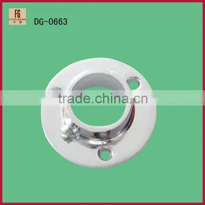 Fit Diameter 25mm Chrome Round Tube Chrome Finish Round Tube End Socket Connector thumbnail-1