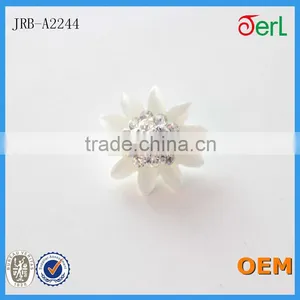 Fashion Pretty Flower Rhinestone Button thumbnail-2