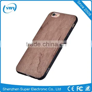 360 Degree Full Protective TPU+Red Sandal Wooden Back Cases Cover For Iphone 6 6S 6 Plus thumbnail-2