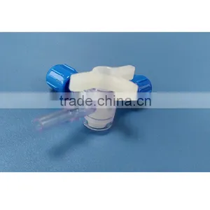 Medical With Male Lock Adapter Plastic Three-way Stopcock thumbnail-2