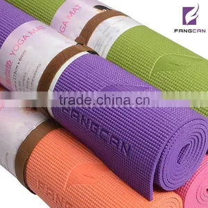 Custom Professional Pilates Eco Yoga Mat/Anti-slip Rubber PVC Yoga Mat thumbnail-1
