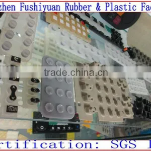 Keypad With Lcd Display Spray Laser Back-lighted Button Silicone Silicone Silkscreen Buttons thumbnail-1