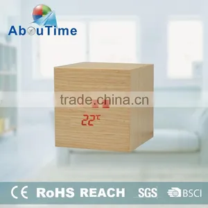 Decoration Alarm Clock Wood thumbnail-2