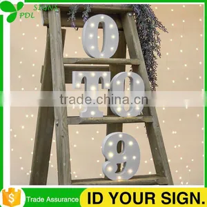 Home Deco Wooden Letter Led Light With Battery Operated (Letter A to Z) thumbnail-1