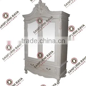 French Style Armoires or Wardrobe Two Doors thumbnail-1