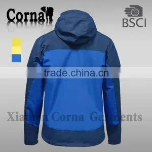 Men Yellow Ski Jacket With LED Light in Sleeve thumbnail-3