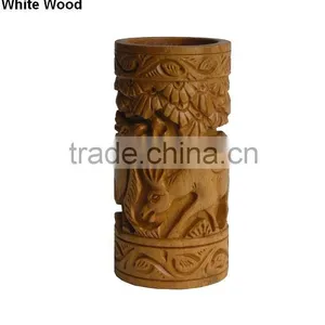 Wood Candle Holder thumbnail-1