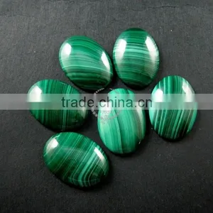 18x25mm Oval Peacock Green Malachite Cabochon DIY Supplies for Earrings,rings,pendant Charm Findings 4120063 thumbnail-1