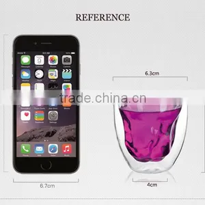China Supplier Hot Sell Borosil Double Wall Cold Magic Mug for 200ml thumbnail-1