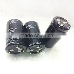 820uf/400V 35*60 4 Feets Screw Aluminium Electrolytic Capacitor thumbnail-2