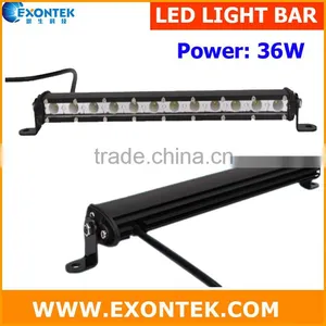 Auto Parts Auto Accessories Super Slim LED Light Bar 36W Single Row Led Offroad Light Bar 12V 24V IP67 4x4 Flood Spot Beam thumbnail-1