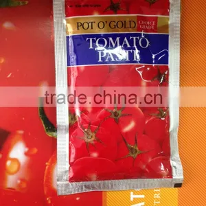 70G High Quality Manufactory Hot Sell Ningbo China 28-30% Sachet Tomato Paste thumbnail-2