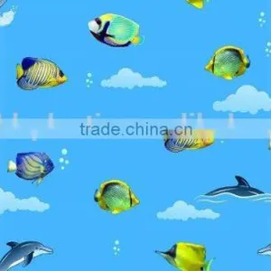 Printed Film/Stretch Film/Foldable Baby Car Pram Stroller PVC Film Material thumbnail-1