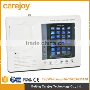 Digital 3-channel Color Electrocardiograph ECG EKG Machine With Low Price thumbnail-1