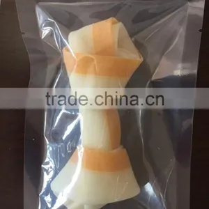 Double Color Extruded Knot Bone Dog Chew Treats thumbnail-3