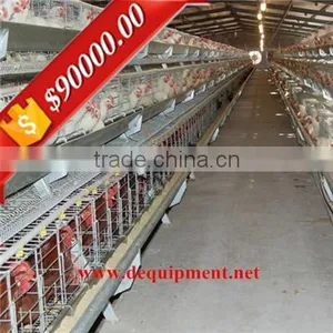 Trade Assurance 4 Tiers 128 Birds 160 Birds Automatic Chicken Rearing Cage thumbnail-1
