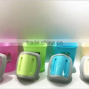 24L Waste Bin Beauty Customized Red Home Garbage Bin thumbnail-3