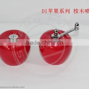 Apple Shape Cooking Spice Mill Acryl- Wood thumbnail-1