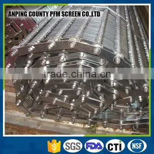 NST Certification Cold Weather Stainless Steel Sheet Metal Slat Conveyor Belt thumbnail-3