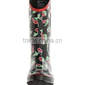 Lady Fruit Fashion Rubber Rain Boot thumbnail-4