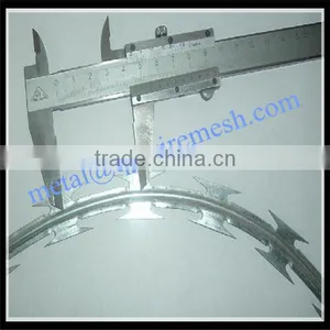 450mm 600mm 900mm Razor Wire for Sale / CBT 65 BTO 22 Razor Wire Price thumbnail-1