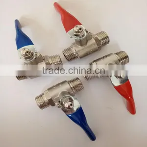 Npt Pneumatic Cheap Small Mini Brass Ball Valve for Water Air Oil and Gas Brass Ball Valve thumbnail-4