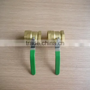 Female and Male Brass Ball Valve With 1/4 3/8" 1/2" NPT BSPT Thread ,copper Core and Copper Spool thumbnail-1