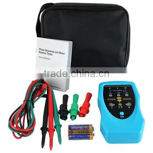 Motor 3 Phase Rotation Sequence Indicator Conveyors Pumps Rotary Portable Tester thumbnail-2
