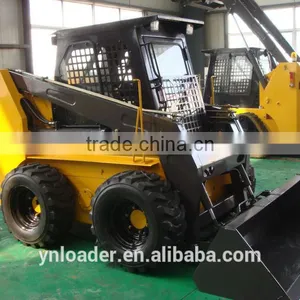 Skid Steer Loader(1000kg+80hp+0.5m3+Imported Hydraulic System+Closed Cabin) thumbnail-3