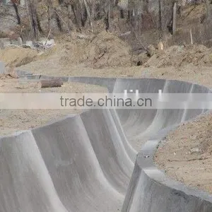 Channel Concrete Cutting and Lining Machine in Farm Construction thumbnail-1