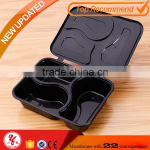 Why All Choose Plastic Microwave Safe Food Container With Divider 3 Compartment thumbnail-1