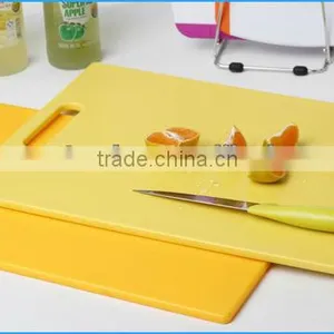 Lemon Yellow LFGB Non-slip Plastic Cutting Board thumbnail-1