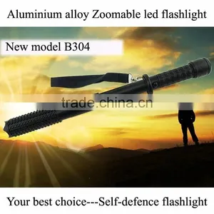 High Quality Led Flashlight Self-defense Led Torch Flashlight Zoom Tactical Flashlight thumbnail-1