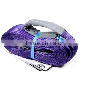 Soft Double Eyes Webbing Sling Belt/soft Round Polyester Flat Lifting Sling thumbnail-3