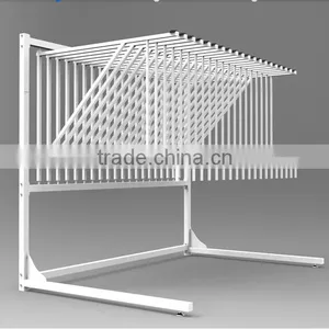 Floor Standing Metal Display Rack for Fabrics thumbnail-1