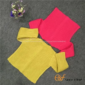 Convex Ribs Knitted Sweater for Girls thumbnail-3