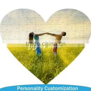 Sublimation Wooden/Plastic/Fabric/Magnetic Heart Shape Puzzle thumbnail-1