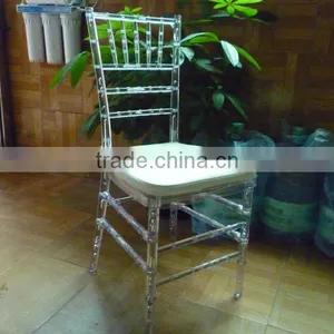 Cheap Price Stacking Crystal Clear Wedding Ghost Chair thumbnail-1