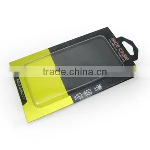 Black Green Cardboard Phone Case Packaging Box, PVC Window Retail Paper Packaging for IPhone thumbnail-5