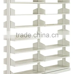 Full Steel 7-layer Library Bookshelf Book Racks School Bookrack thumbnail-1