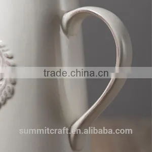 Home Goods Big Size Decorative White Ceramic Vases thumbnail-5