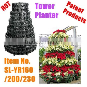 Strawberry Vertical Gardening Tower Pots Vertical Tower Garden Flowers Vertical Hydroponic Tower thumbnail-2